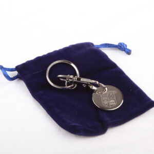 a picture of the high school of Dundees token keyring