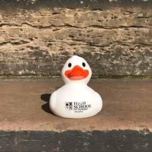 a picture of the white high school of Dundee rubber duck