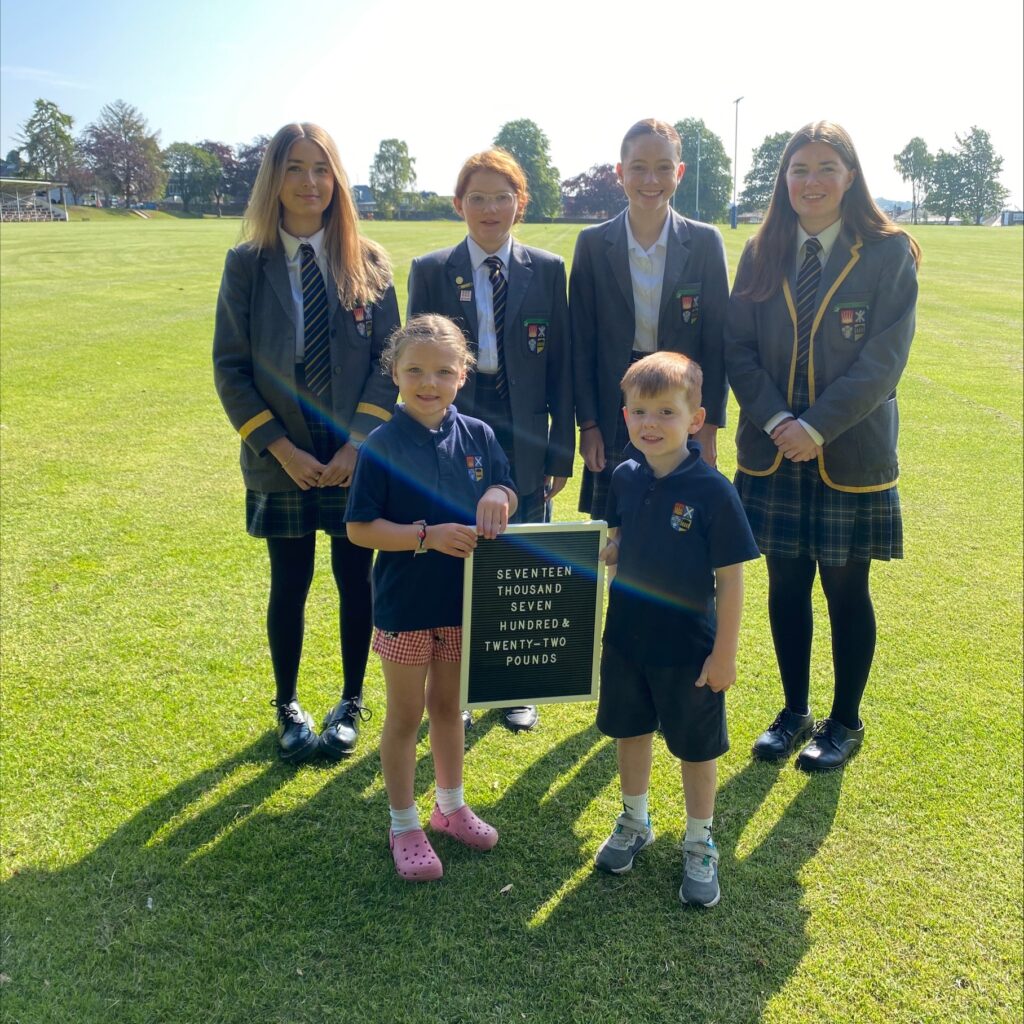 The High School of Dundee has raised more than £17K for charity in session 2024/25