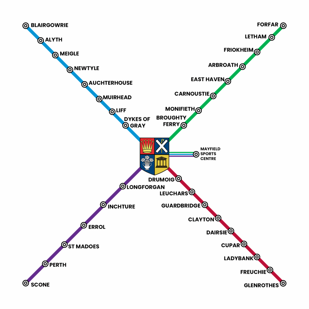 Bus Route Map - August 2025